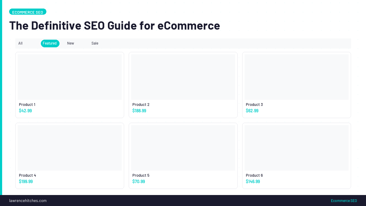 The Definitive SEO Guide for eCommerce