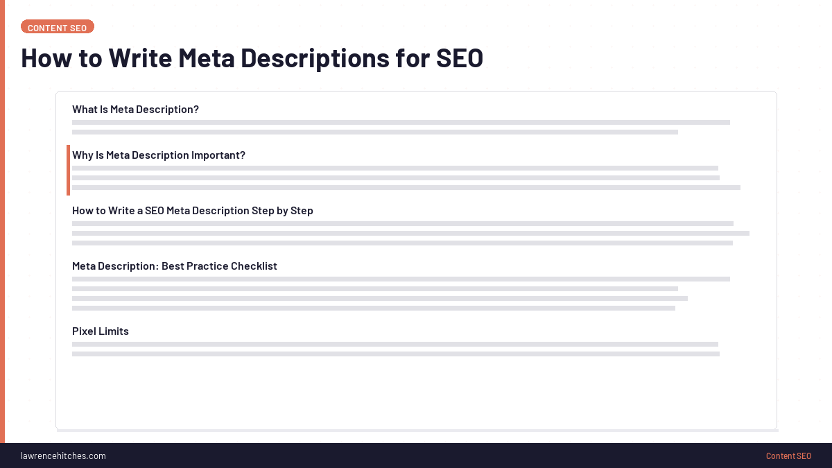 How to Write Meta Descriptions for SEO