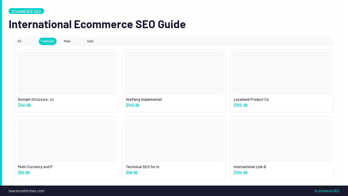 International Ecommerce SEO Guide
