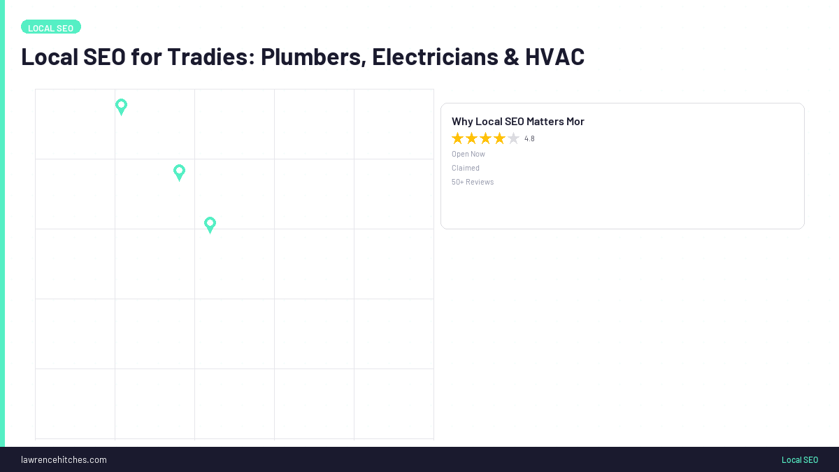 Local SEO for Tradies: Plumbers, Electricians & HVAC