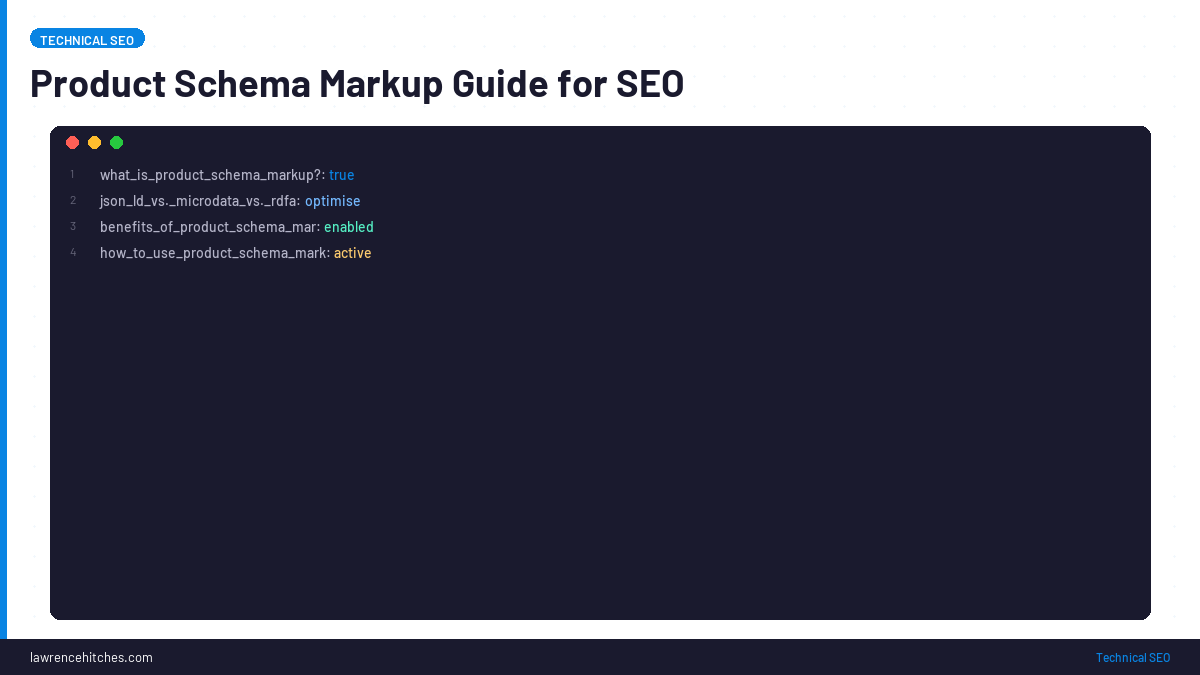 Product Schema Markup Guide for SEO