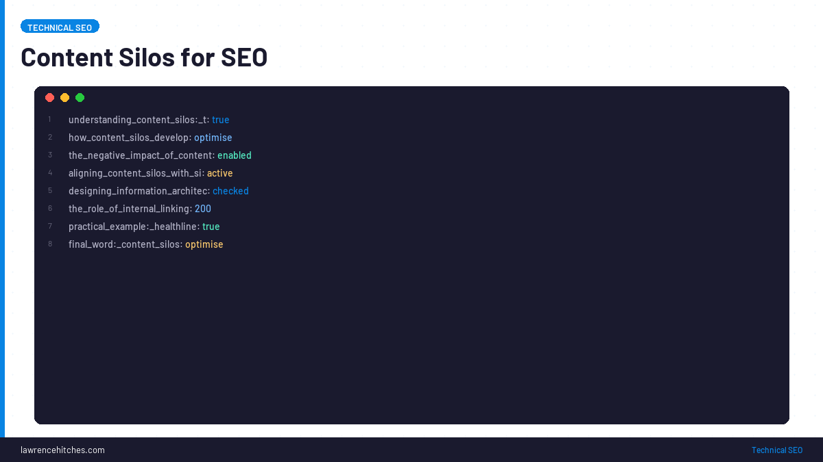 Content Silos for SEO