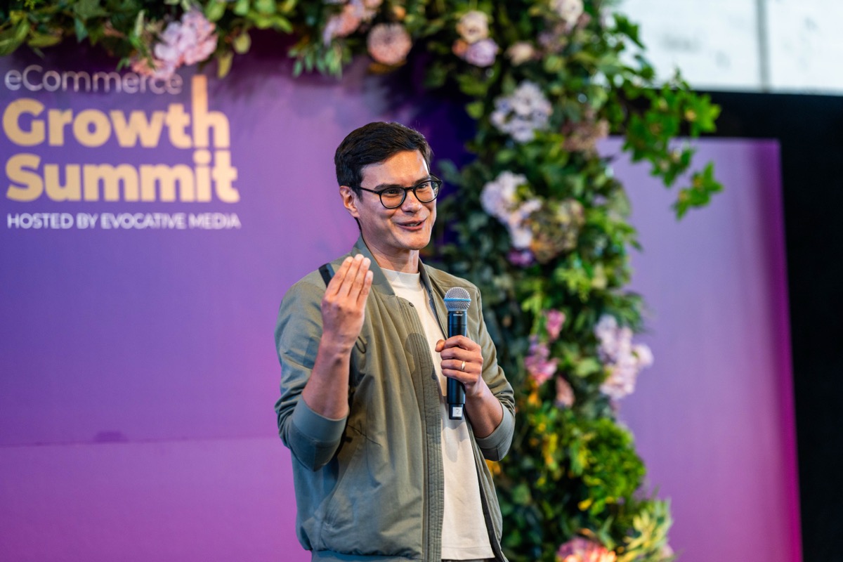 Lawrence Hitches speaking at eCommerce Growth Summit Melbourne 2025