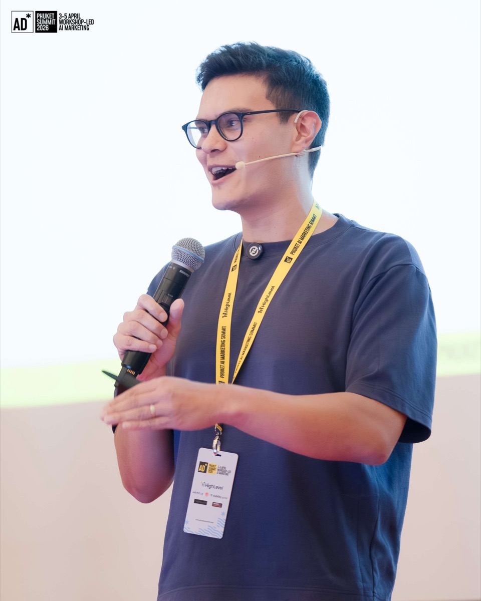 Lawrence Hitches speaking at AD* Phuket Summit 2026