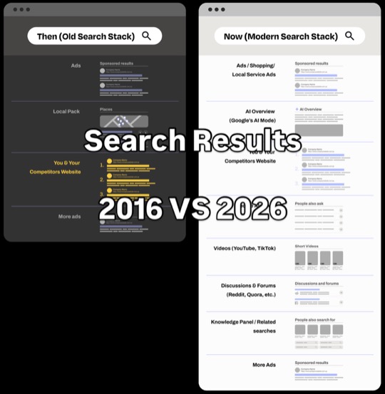 Post: Google 2016 vs Google 2026, where your website went